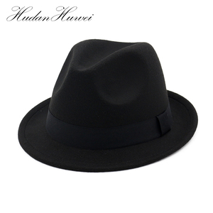 قبعة جاز كلاسيكية فيدورا رخيصة مع بخيل بري - Product Image 2
