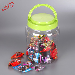 2.5L Round Plastic Container with Handle, clear Plastic Coffee <strong>Jar</strong> Wholesale, <strong>Empty</strong> Wide Mouth Seeds <strong>Sweet</strong> Containers China - Product Image 5