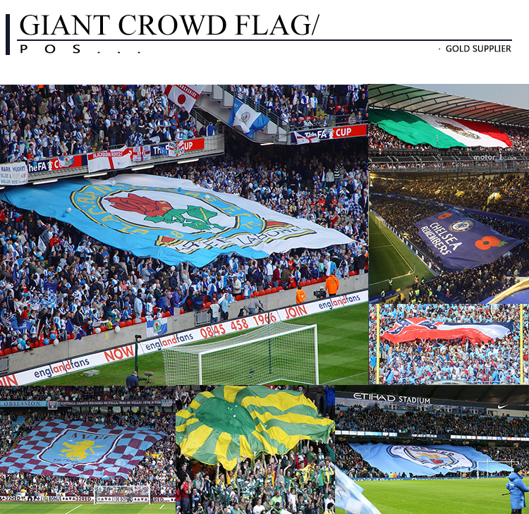 Creative Converting Fußball Riesen-Banner – 50x150 Cm, Mit Personalisierbaren Aufklebern