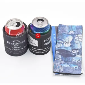 Promotional insulated neoprene stubby beer can cooler holder