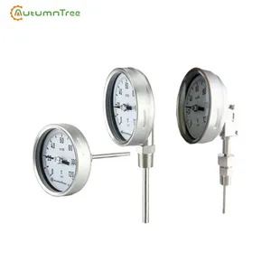 High quality Customized Temperature Gauge Stainless steel Industrial Bimetal thermometer Mod 213C
