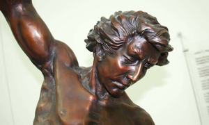 手作りの有名な金属鋳造アート彫刻ブロンズ自作男性像屋外用 - Product Image 3