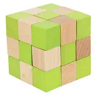 FQ العلامة التجارية الملونة الساخن بيع نمط جديد لعبة تعليمية خشبية مصغرة للطي المكعب السحري