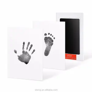 Venda quente do bebê sem tinta Handprint Pegada Impressão Kit para Lembranças Do Bebê Recém-nascido Pegada