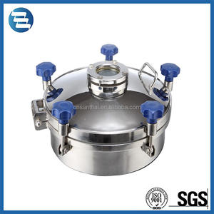 Санитарная нержавеющая сталь, мужское отверстие, 3 бар, внешний резервуар, круглая крышка люка - Product Image 2