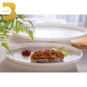 Grande assiette ovale en céramique blanche personnalisée de 20 pouces, bon marché, en gros, pour le poisson/le beurre - Product Image 3