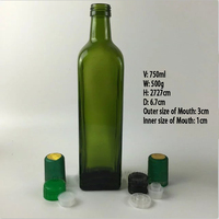 Bouteille de vin en verre de 750 ml fabriquée en Chine