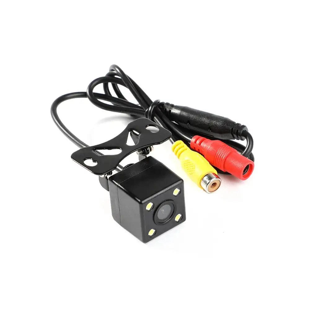 Universal Waterproof Car Night Version Rear View Camera 4 LED lights car reverse camera with cable