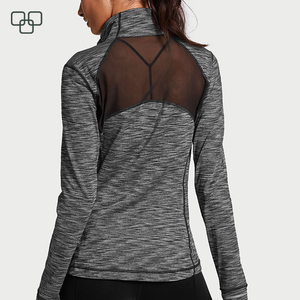 OEMเสื้อผ้ากีฬายิมกีฬาเสื้อผ้าผู้หญิงออกกำลังกายแจ็คเก็ตด้วยตาข่าย - Product Image 6
