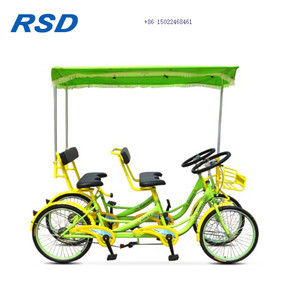 Meilleure vente vélo <span class=keywords><strong>tandem</strong></span> 8 personnes vélo tourisme <span class=keywords><strong>4</strong></span>-seater quadricycle surrey, <span class=keywords><strong>4</strong></span> roues pour adultes - Product Image 3