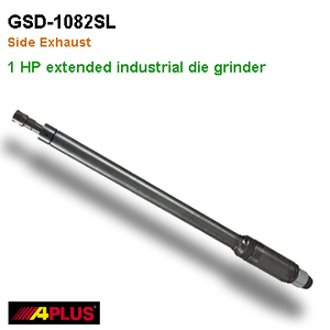 Aplus GSD-1082SL 6MM/8MM Pneumatic Air Straight Die <b>Grinder</b> with 600MM Overall Length and Steel Housing 1.0 HP - Product Image 2