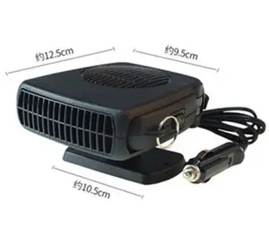 Goede Kwaliteit 12 V Zwarte Auto Radiator Elektrische Auto Interieur Heater Fan