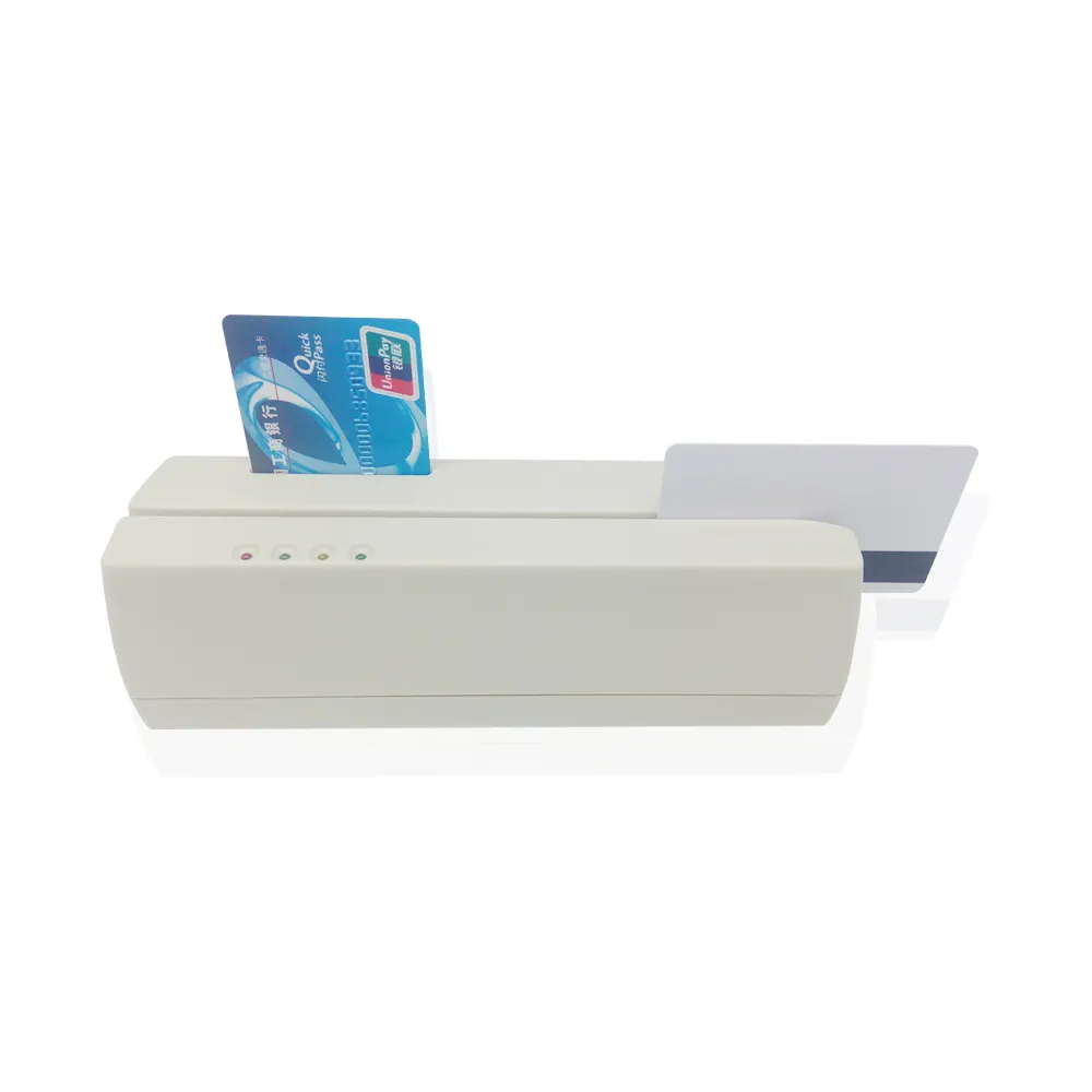 Pembaca Kartu IC Magnetik USB, Penulis Encoder MCR200 MSR Tanpa Kontak & Pembaca Kartu IC