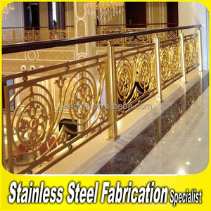 Fini laiton Customed <span class=keywords><strong>garde</strong></span> - <span class=keywords><strong>corps</strong></span> <span class=keywords><strong>en</strong></span> <span class=keywords><strong>aluminium</strong></span> balustre - Product Image 3