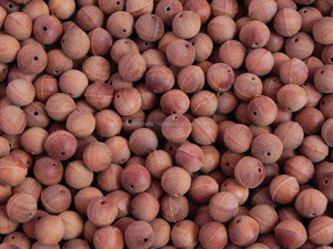 Perles de bois de santal non polies Perles de bois de 12 mm - Product Image 2