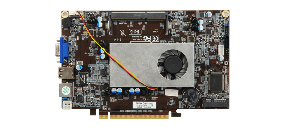 卸売DDR3 VGA CPU ic847 8 pcieシングルボードコンピューターハーフ