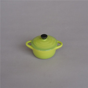 Ustensiles de cuisine décoré pas cher prix double poignées <span class=keywords><strong>mini</strong></span> cocottes en céramique chaude pot ensemble pour personnalisé - Product Image 5