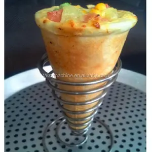 Máquina de fazer cone de pizza automática/máquina de molde de cone para pizza/pizza