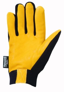 reforzado con los dedos de grano de cuero de piel de cerdo al aire libre guantes de trabajo - Product Image 4