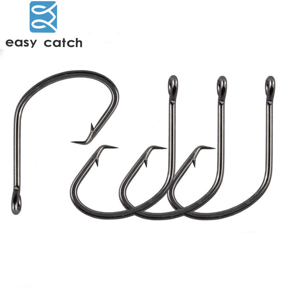 7381 Saltwater Fishing Octopus Circle Hooks - Carbon Steel 7381 Saltwater Fishing Octopus Circle Hooks - Carbon Steel