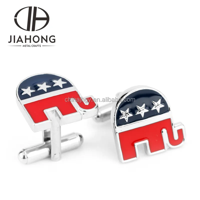 Partido Republicano de los Estados Unidos Logo esmalte gemelos