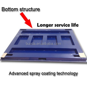 เครื่องชั่งพาเลทขนาด 10000 ปอนด์ 1 ปอนด์ รองรับขนาด 4'x4' พร้อมจอ <span class=keywords><strong>LCD</strong></span> ปรับแต่งได้ รองรับ OEM สำหรับการใช้งานทางไปรษณีย์ - Product Image 3