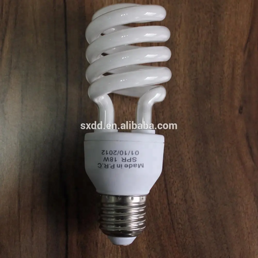 compact fluorescent lamp wholesale price T2 7mm spiral CFL 15W 20W 25W 26W E27 B22 saving light 2700k-6500k AC110V AC220V 8000H