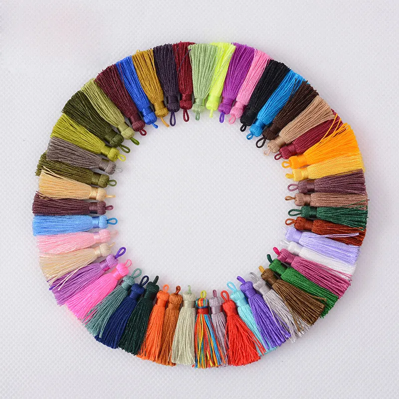 LONGJIE campione gratuito 49 keychain di colore degli orecchini della nappa per le donne