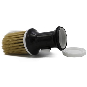 Grosir Sikat Penata Rambut Serat Sapu Leher Sikat Tukang Cukur Rambut Sikat Pembersih Debu Leher dengan Dispenser Bubuk - Product Image 6
