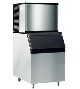 Ijs O Matic Cube Ijsblokjesmachine en Opslag Bin 400 kg Ice Capaciteit Bar Cafe