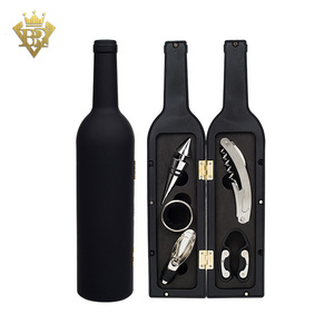 Bộ Quà Tặng Phụ Kiện Rượu Vang Dụng Cụ Mở Nắp Chai Màu Đỏ - Product Image 3