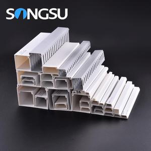 Factory Wholesale Good Insulation Pvc Square Cable Channel/Pvc Cable Canaleta