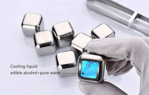 Glaçons en métal de qualité supérieure, pierres à <span class=keywords><strong>whisky</strong></span>, métal, livraison gratuite, chine - Product Image 3