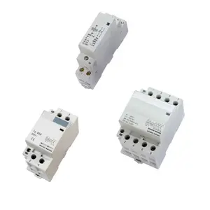 CT LNC1 carril Din hogar Contactor 1P 2P 3P 4P 16A 25A 40A 63A EKF KM casa Contactor CT Contactor Modular