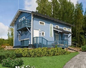 Low cost 2 dorm room log building wooden house for selling - Product Image 1