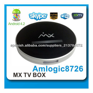 smart tv caja <span class=keywords><strong>mx</strong></span> android tv caja de doble núcleo amlogic chipset con la mejor calidad - Product Image 1