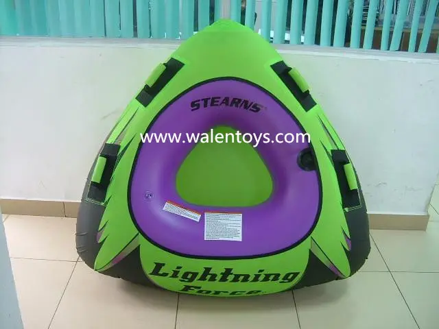 Towable inflatable tam giác- hình ống thuyền vui vẻ đồng bằng towables