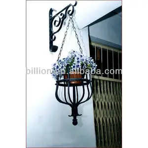 2012 Trung Quốc Nhà Sản Xuất Sắt Flower Pot Móc Thiết Kế