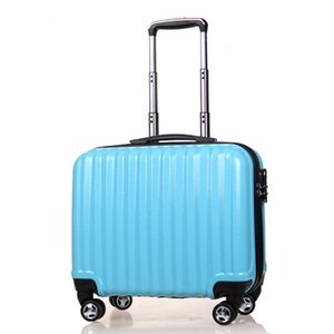 Koper troli ABS kecil 2025 <span class=keywords><strong>16</strong></span> inci, koper traveling kabin kecil Abs warna-warni