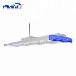 Hishine grup hareket modül lamba fikstür 500W endüstriyel lineer Led Highbay 4ft alüminyum endüstriyel Led ışık 1200X180 Mm 200