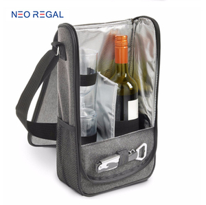 Bolsa Enfriadora <span class=keywords><strong>de</strong></span> <span class=keywords><strong>Vino</strong></span> Elegante y Moderna <span class=keywords><strong>para</strong></span> 2 Botellas, Aislada, Control <span class=keywords><strong>de</strong></span> Temperatura <span class=keywords><strong>de</strong></span> 4 a 6 Horas, Tela Oxford, Personalizable, Ideal <span class=keywords><strong>para</strong></span> Picnic - Product Image 6