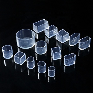 Clear Plastic PVC Rubber Silicone Chair Leg Cover Table Feet Tips Furniture Floor Chair Feet Protector Furniture Leg Protector
