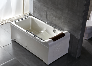 2020 FABIAO <span class=keywords><strong>bak</strong></span> mandi sudut fábrica esquina acrílico dos persona hidromasaje bañera de masaje con vidrio blanco cómodo para adultos - Product Image 6