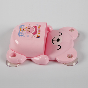 New Design Food-grade Safe Cartoon Animal Bear Shaped Wall Mounted <strong>Toothpaste</strong> <strong>and</strong> <strong>Toothbrush</strong> <strong>Holder</strong> for Kids - Product Image 2