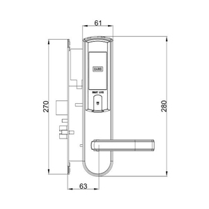 저렴한 모터 서보 스마트 아델 잠금 - Product Image 5