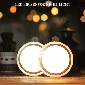 Lámpara LED nocturna con Sensor PIR, nuevo diseño, Sensor de movimiento