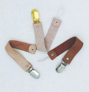 Colorato di stampa personalizzata del bambino di cuoio infantili dummy clip titolare ciuccio - Product Image 2