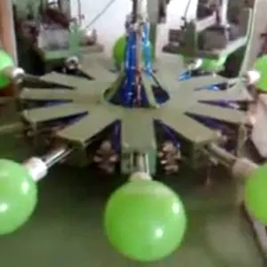 made in china automatic 2 color latex balloon screen printing machine