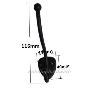 Lowest <strong>Price</strong> High Quality Bathroom Towel Robe Hook Rack Olid Antique Cast Iron Coat Hat Tie Clothes Hooks <strong>Repro</strong> Reclaim - Product Image 3