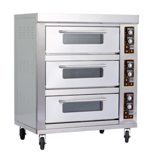 Oven Panggang Roti Gas Ukuran Besar Peralatan Katering Produksi Guangzhou - Product Image 1